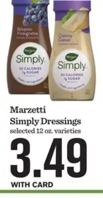 Mariano's Marzetti Simply Dressings offer