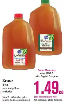 Mariano's Kroger Tea offer