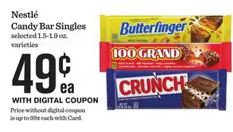 Mariano's Nestlé Candy Bar Singles offer