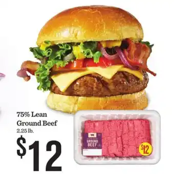 Mariano's 75% Lean Ground Beef offer