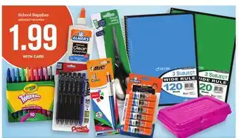 Mariano's School Supplies offer