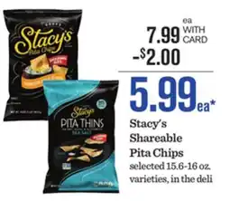 Mariano's Stacy's Shareable Pita Chips offer