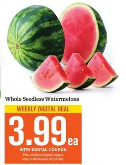 Mariano's Whole Seedless Watermelons offer