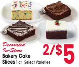 Jewel-Osco Bakery Cake Slices offer