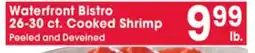 Jewel-Osco Waterfront Bistro 26-30 ct. Cooked Shrimp offer