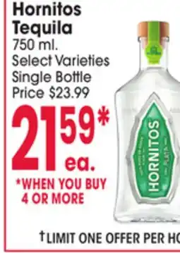Jewel-Osco Hornitos Tequila offer
