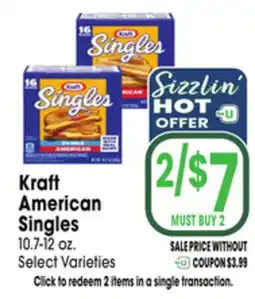 Jewel-Osco Kraft American Singles offer