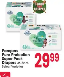 Jewel-Osco Pampers Pure Protection Super Pack Diapers offer