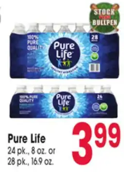 Jewel-Osco Pure Life 24 pk., 8 oz. or 28 pk., 16.9 oz offer