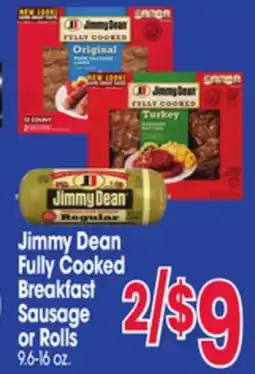 Jewel-Osco Jimmy Dean Fully Cooked Breakfast Sausage or Rolls offer