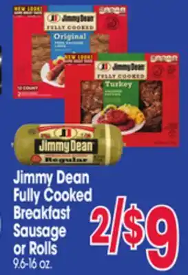 Jewel-Osco Jimmy Dean Fully Cooked Breakfast Sausage or Rolls offer