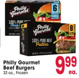 Jewel-Osco Philly Gourmet Beef Burgers offer