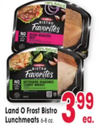 Jewel-Osco Land O Frost Bistro Lunchmeats offer