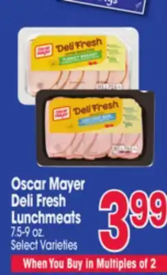 Jewel-Osco Oscar Mayer Deli Fresh Lunchmeats offer