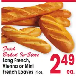 Jewel-Osco Long French, Vienna or Mini French Loaves offer
