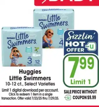 Jewel-Osco Huggies Little Swimmers offer