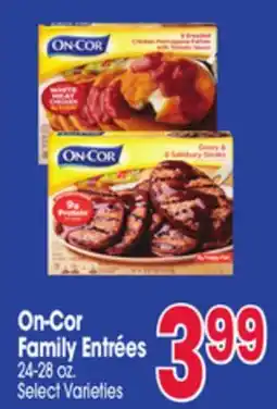 Jewel-Osco On-Cor Family Entrées offer