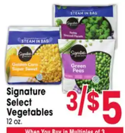 Jewel-Osco Signature Select Vegetables offer