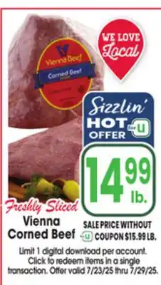 Jewel-Osco Vienna Corned Beef offer
