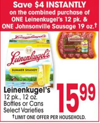 Jewel-Osco Leinenkugel's offer