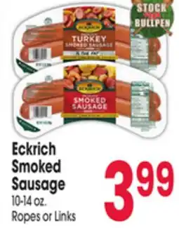 Jewel-Osco Eckrich Smoked Sausage offer