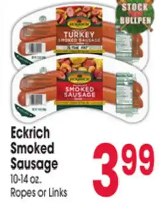 Jewel-Osco Eckrich Smoked Sausage offer