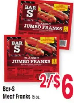 Jewel-Osco Bar-S Meat Franks offer