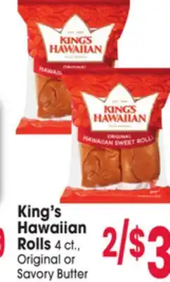 Jewel-Osco King's Hawaiian Rolls offer