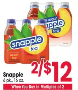 Jewel-Osco Snapple offer