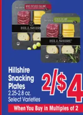 Jewel-Osco Hillshire Snacking Plates offer