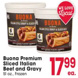 Jewel-Osco Buona Premium Sliced Italian Beef and Gravy offer