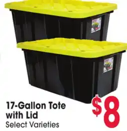 Jewel-Osco 17-Gallon Tote with Lid offer