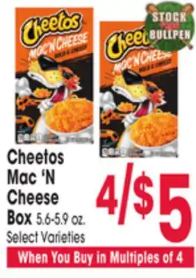 Jewel-Osco Cheetos Mac'N Cheese Box offer