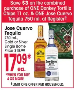 Jewel-Osco Jose Cuervo Tequila offer