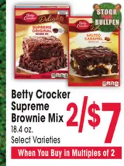 Jewel-Osco Betty Crocker Supreme Brownie Mix offer