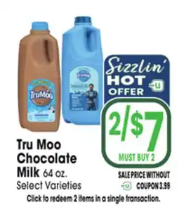 Jewel-Osco Tru Moo Chocolate Milk offer