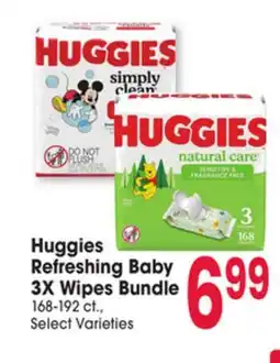 Jewel-Osco Huggies Refreshing Baby 3X Wipes Bundle offer