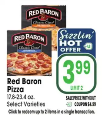 Jewel-Osco Red Baron Pizza offer