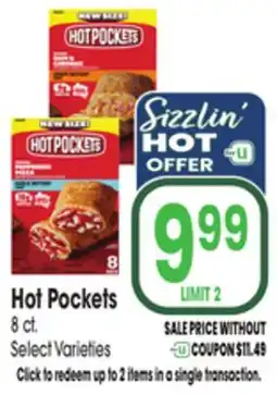 Jewel-Osco Hot Pockets offer