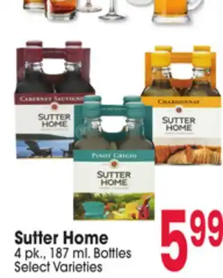 Jewel-Osco Sutter Home offer