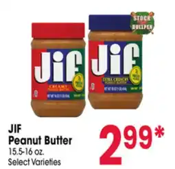 Jewel-Osco JIF Peanut Butter offer