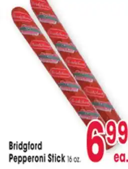 Jewel-Osco Bridgford Pepperoni Stick offer