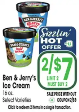 Jewel-Osco Ben & Jerry's Ice Cream offer