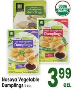 Jewel-Osco Nasoya Vegetable Dumplings offer