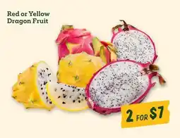 Sprouts Farmers Market Red or Yellow Dragon Fruit offer
