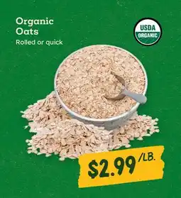Sprouts Farmers Market Organic Oats offer