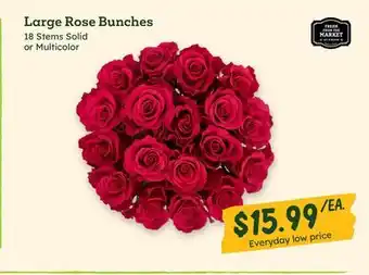Sprouts Farmers Market Large Rose Bunches offer