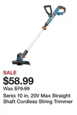 Tractor Supply Company Senix 10 in. 20V Max Straight Shaft Cordless String Trimmer offer