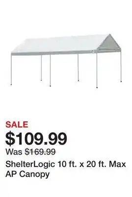 Tractor Supply Company ShelterLogic 10 ft. x 20 ft. Max AP Canopy offer