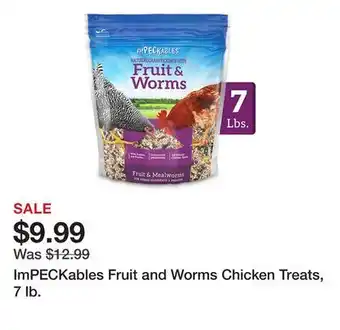 Tractor Supply Company ImPECKables Fruit and Worms Chicken Treats, 7 lb offer